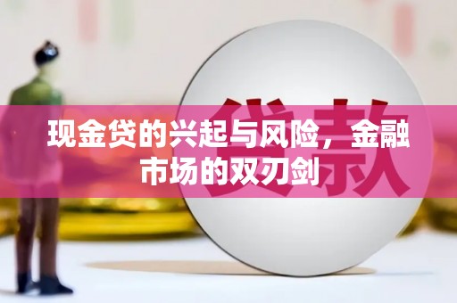 墨江现金贷的兴起与风险，金融市场的双刃剑