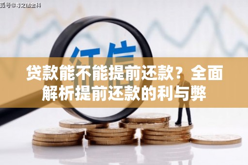 阿瓦提贷款能不能提前还款？全面解析提前还款的利与弊