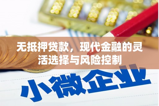 耀州无抵押贷款，现代金融的灵活选择与风险控制