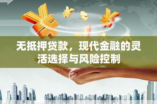 太和无抵押贷款，现代金融的灵活选择与风险控制