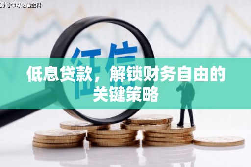镇宁低息贷款，解锁财务自由的关键策略