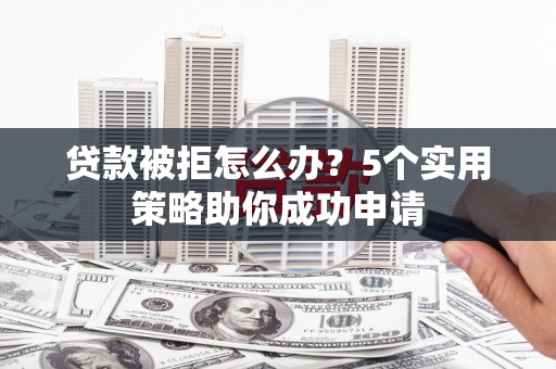 花莲贷款被拒怎么办？5个实用策略助你成功申请