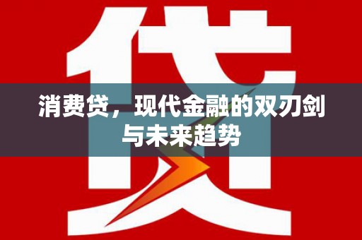 大武消费贷，现代金融的双刃剑与未来趋势